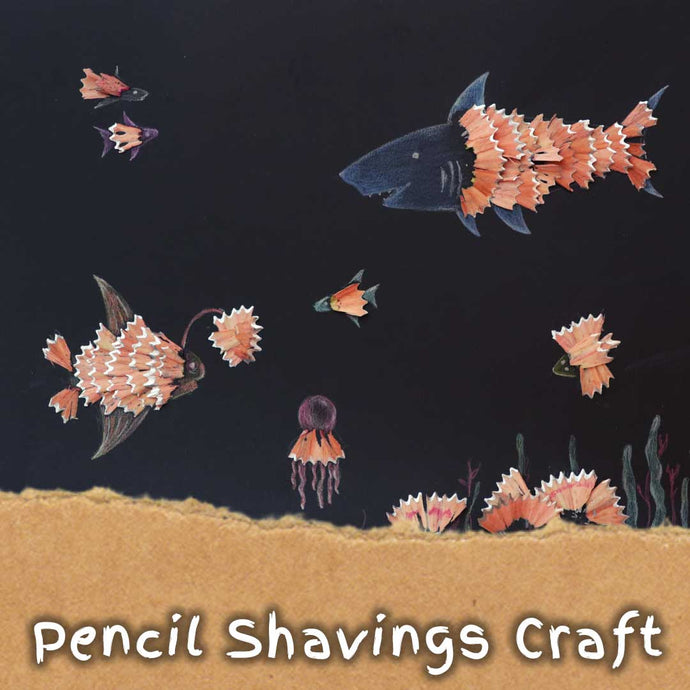 Pencil Shavings Craft - Deep Waters