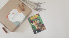 Load and play video in Gallery viewer, Art &amp; Craft Box for Kids about the African Savannah. Magazine
