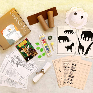 Quarantine Activity Box for Kids - Savannah - Art & Science